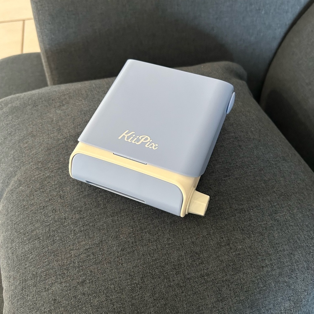 Polaroid printer, prints pictures from your phone as a Polaroid